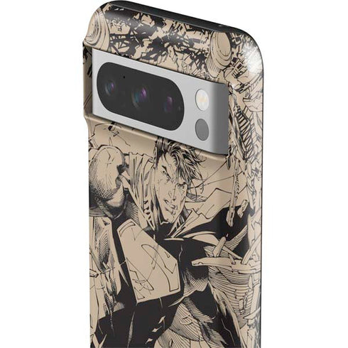 DC Comics Superman Unchained #1 Original Cover Pencils Google Pixel 8 Pro Impact Case